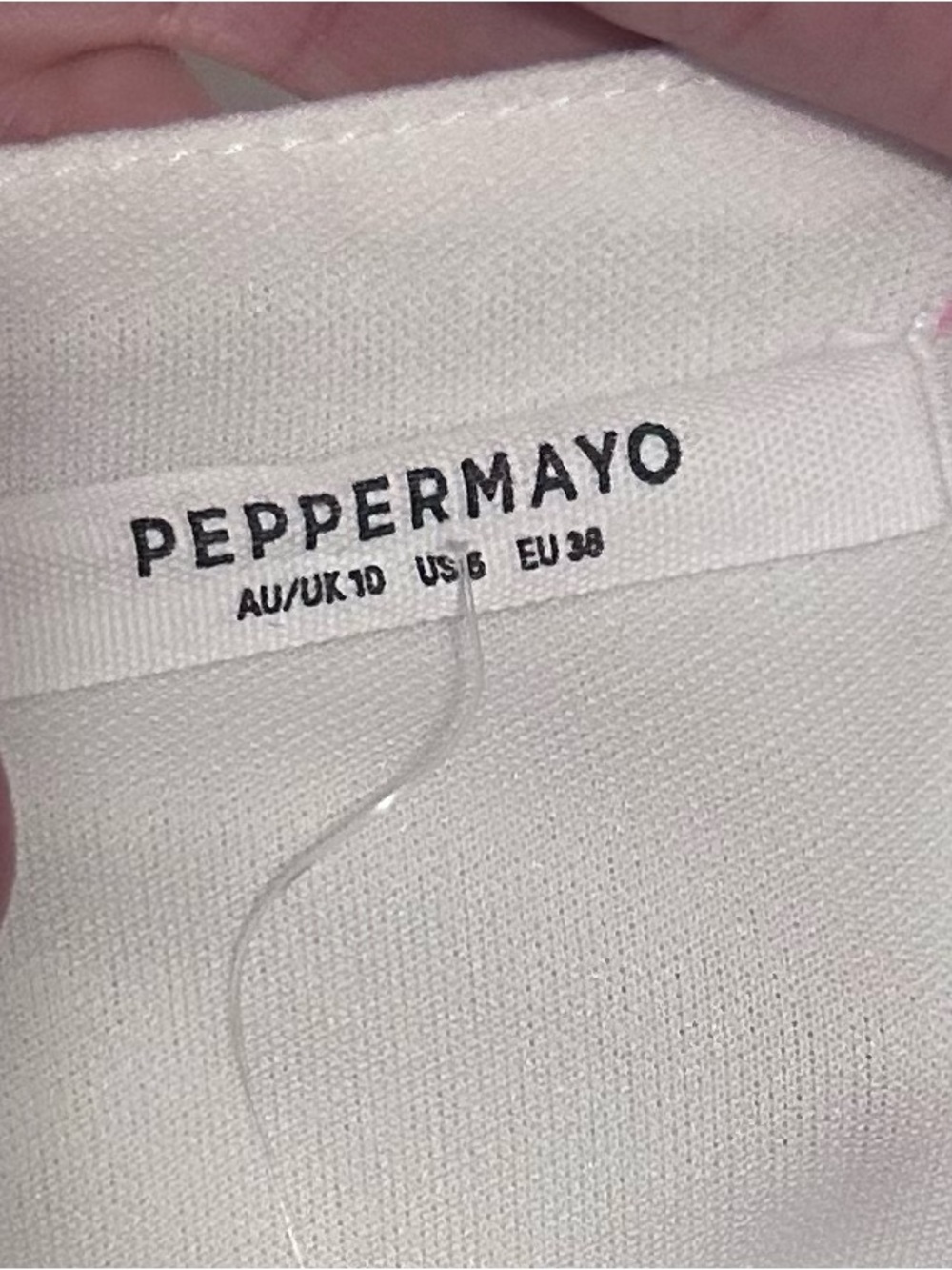 Peppermayo Moorey Beaded Mini Dress Blue NWT Size 6 - Picture 7 of 7